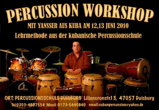 Percussion Workshop in Duisburg - Drums Percussion - Duisburg