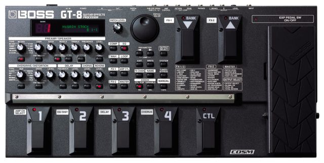 BOSS GT-8 MULTI-EFFEKT-PROZESSOR FÜR GITARREN --NEU-- - Effektgeraete - Möckmühl