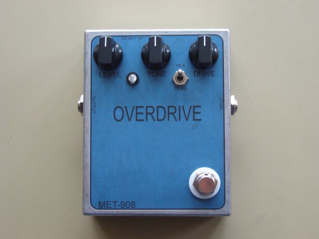 Gitarren Effektgerät Overdrive TS-808/TS-9 Nachbau mit JRC4558D  - Effektgeraete - Drensteinfurt