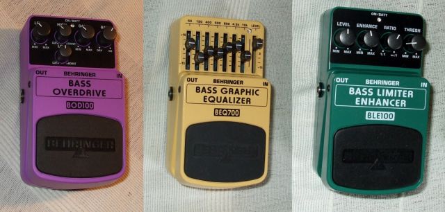 Behringer Bodeneffekte 3er Set BOD100, BEQ700 und BLE100 - Saiteninstrumente Elektr - Eberswalde