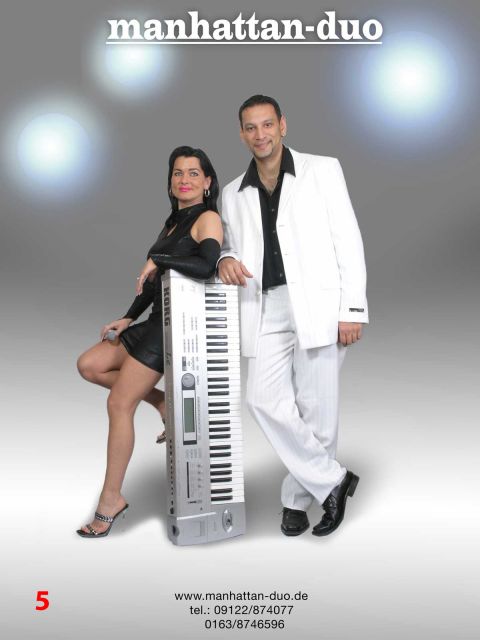 MANHATTAN DUO pop/Schlager/Rock/Oldies uvm. - Sonstiges - Fürth