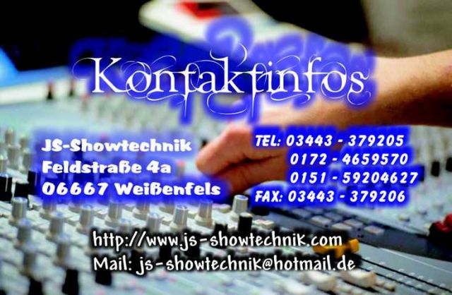 Veranstaltungstechnik - Soundanlagen Pa - Weißenfels