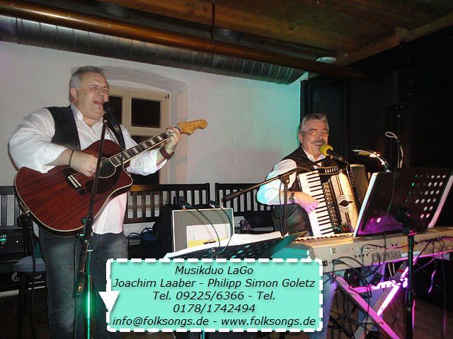 Musikduo LaGO für Ihre Feier - Musiker - Untersteinach