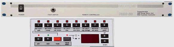Miditemp PMM88 8x8 MIDI Merge Matrix - Midi Computer Software - Gelnhausen