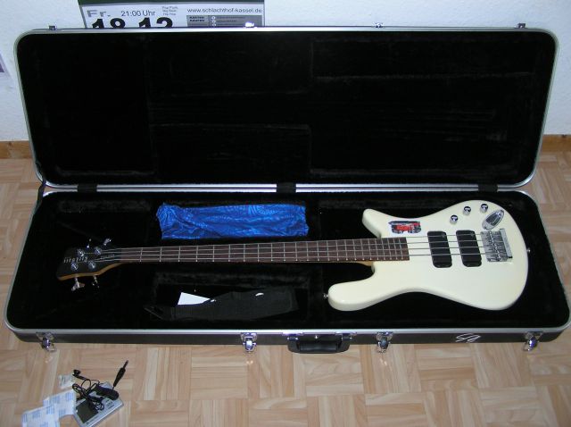 WARWICK RockBass Streamer Standard 4 E-Bass Vintage White - Verstaerker - Kassel