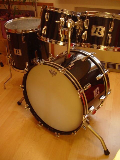 Schlagzeug: Rogers Vintage Drumset - Drums Percussion - Riedstadt