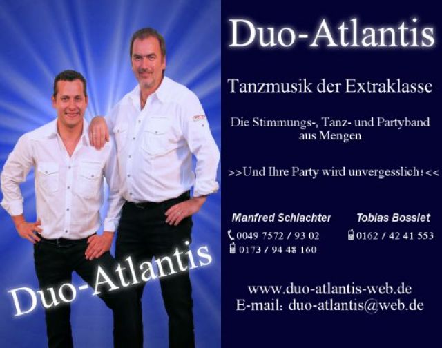 Hochzeiten, Geburtstage, Firmenfeier, Apres Ski oder Zeltfester, für jeden Gesc - Bands - Mengen
