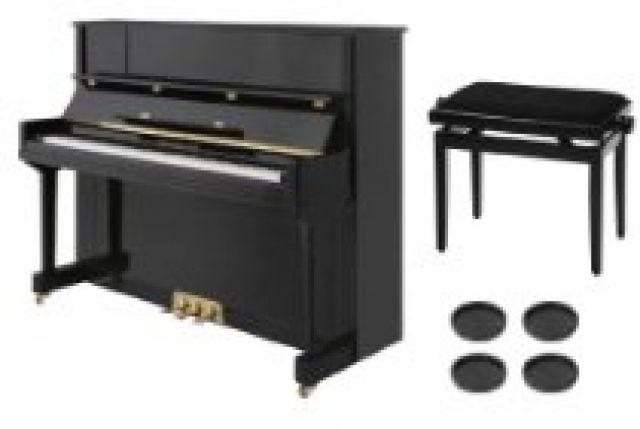 Stone Mayer UP118 Piano Black Features - Bands - 56 Langney Road Eastbourne, East Sussex 