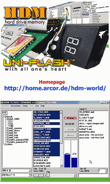 Festplatte for all Yamaha PSR (2100 bis 630), Korg (Karma, PA ...) Roland ( XP - Tasteninstrumente Elektr - 